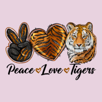 Peace Love Tigers Head Classic Tee | Teevron