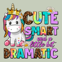 Cute Smart And A Little Bit Dramatic Unicorn Long Sleeve Tee | Teevron