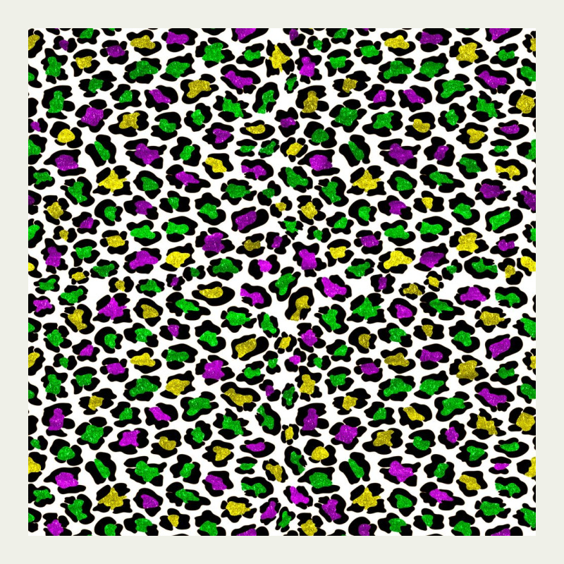 Mardi Gras Leopard  Seamless Pattern Urban Heavy Tee by FaDigitalArtStudio | Teevron