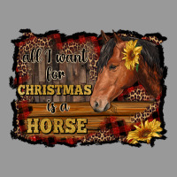All I Want For Christmas Is A Horse Brown Horse Vintage Hoodie | Teevron