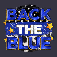 Back The Blue Vintage Hoodie | Teevron