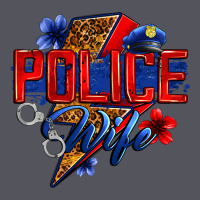 Police Wife With Lightning Bolt Vintage Hoodie | Teevron