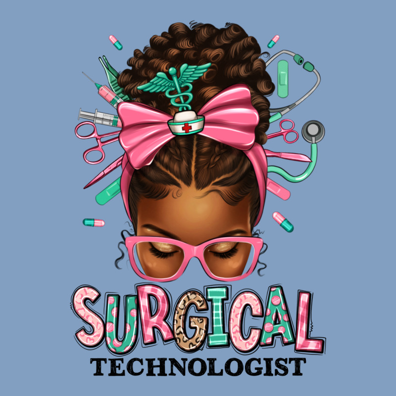 Surgical Technologist Afro Messy Bun Urban Hoodie by texasbilliewilder | Teevron