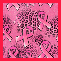 Breast Cancer Seamless Pattern Zipper Hoodie | Teevron