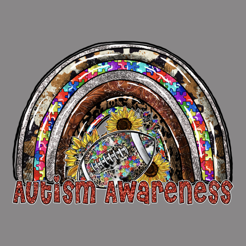 Autism Avareness Football Vintage Tee by SublimationCraftShop | Teevron