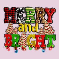 Merry And Bright With Christmas Tree  Cakes Ado Ladies Tee | Teevron
