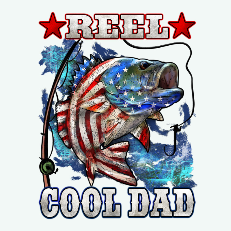 Reel Cool Dad Bass 4th Of July Premium Hoodie by LillyAllenDesigns | Teevron
