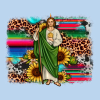 San Judas Leopard Cowhide Sunflower Background Classic Tee | Teevron