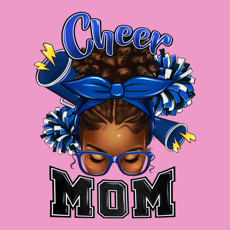 Cheer Mom Afro Messy Bun Urban Hoodie by texasbilliewilder | Teevron