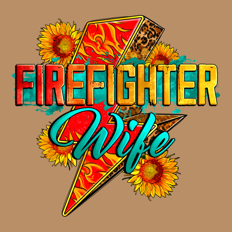 Firefighter Wife With Lightning Bolt Vintage Hoodie by Zillion Design Studio | Teevron