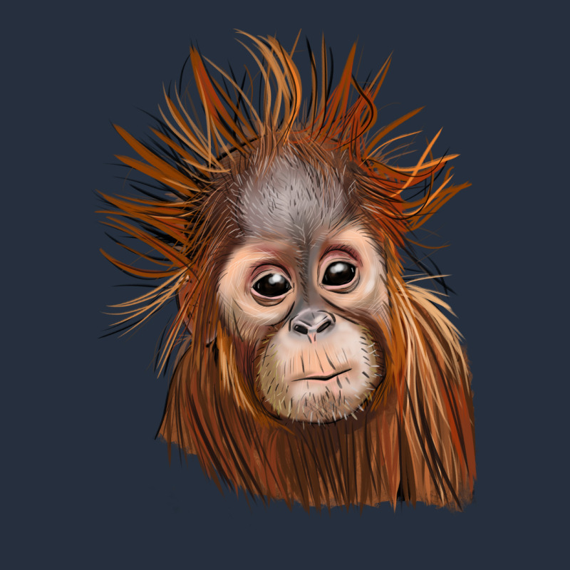 Baby Orangutan Zipper Hoodie by LillyAllenDesigns | Teevron