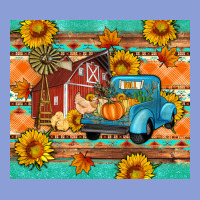 Farm Life Fall Barn And Truck Long Sleeve Tee | Teevron