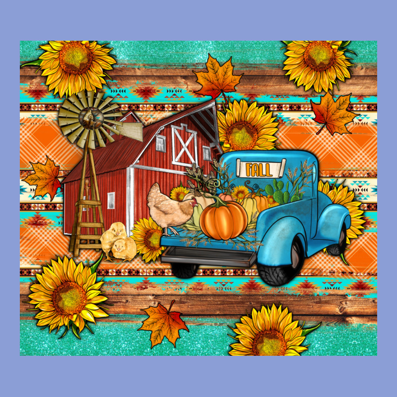 Farm Life Fall Barn And Truck Long Sleeve Tee by Artiststas | Teevron