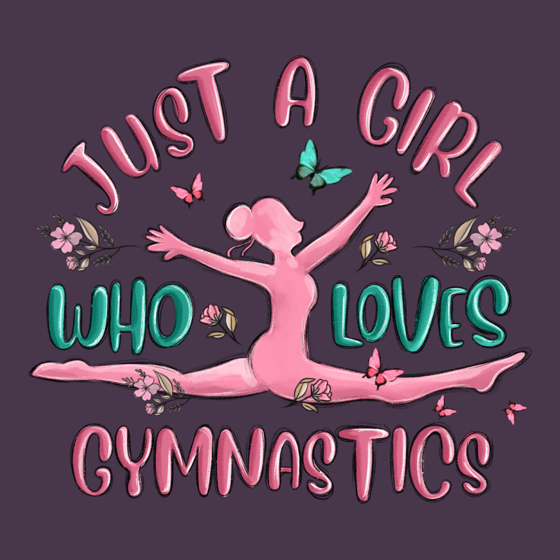 Just A Girl Who Loves Gymnastics Heavyweight Hoodie by MaliasSmallBusiness | Teevron