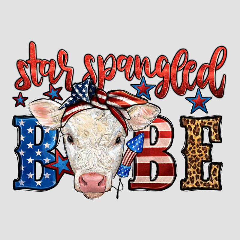 Western Star Spangled Baby Cow Premium Hoodie by LillyAllenDesigns | Teevron