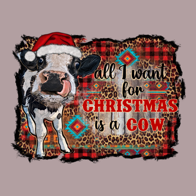 All I Want For Christmas Is A Cow Aztec Vintage Hoodie by RanaPortraitStore | Teevron