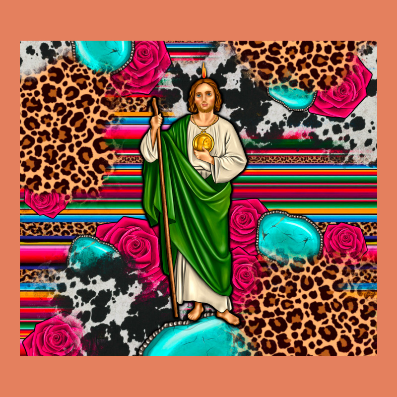 San Judas Leopard Cowhide Tumbler Classic Tee by JahusDesignShop | Teevron