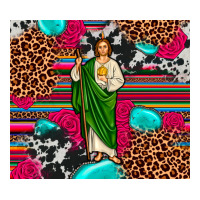 san judas leopard cowhide tumbler | Teevron