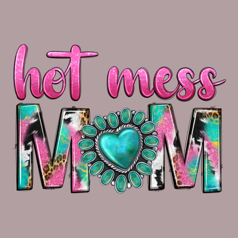 Hot Mess Mom Vintage Hoodie by texasbilliewilder | Teevron