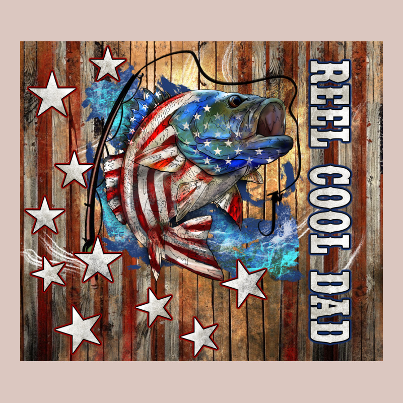 Western Reel Cool Dad American Flag Bass Premium Hoodie by LillyAllenDesigns | Teevron