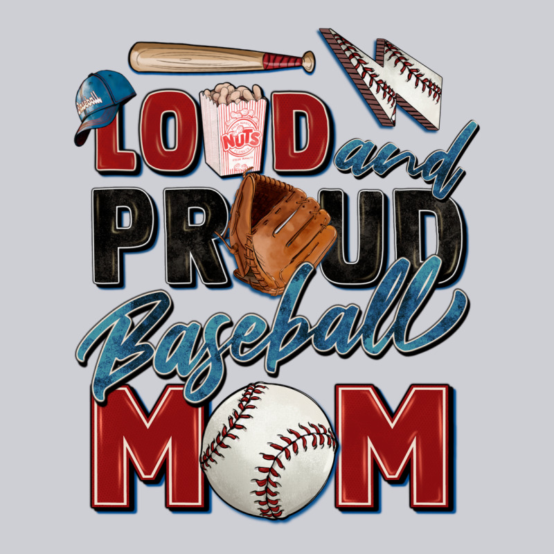 Loud And Proud Baseball Mom Heavyweight Sweatshirt by Zillion Design Studio | Teevron