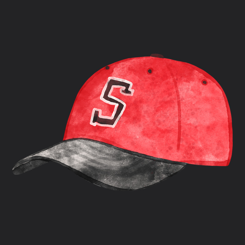 Red Softball Cap Fa Element Vintage Tee by FaDigitalArtStudio | Teevron