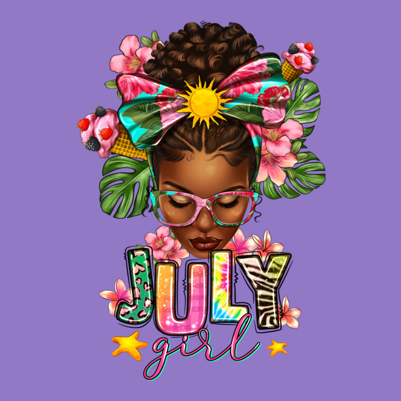 July Girl Afro Woman Summer Urban Hoodie by texasbilliewilder | Teevron