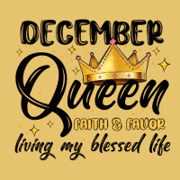 December Queen Faith And Favor Living My Blessed L Premium Sweatshirt | Teevron