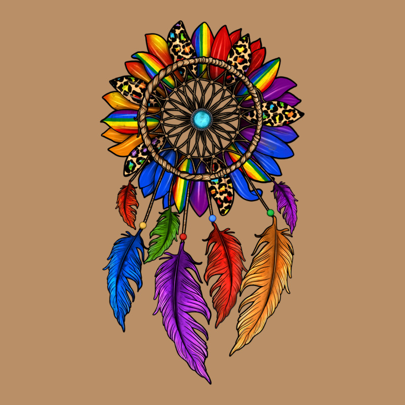 Pride Sunflower Dreamcatcher Vintage Hoodie by JahusDesignShop | Teevron