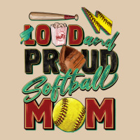 Loud And Proud Softball Mom Heavyweight Sweatshirt | Teevron