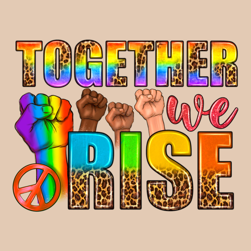 Lgbtq+ Together We Rise Urban Hoodie by NancyCooperArtShop | Teevron