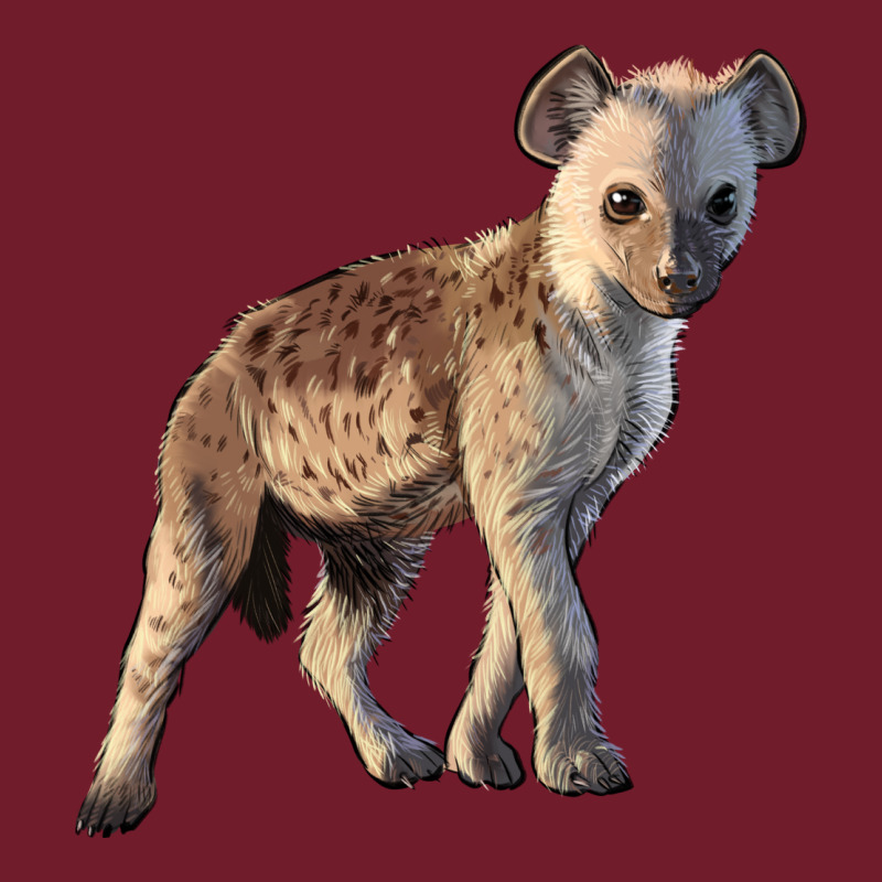 Baby Hyena Illustrations Zipper Hoodie by LillyAllenDesigns | Teevron