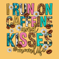 I Run On Caffeine And Kisses Mothers Day Vintage Hoodie | Teevron
