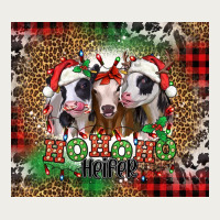 Ho Ho Ho Heifer Christmas Heifers Zipper Hoodie | Teevron