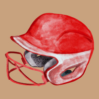 Red Softball Helmet Fa Element Vintage Tee | Teevron