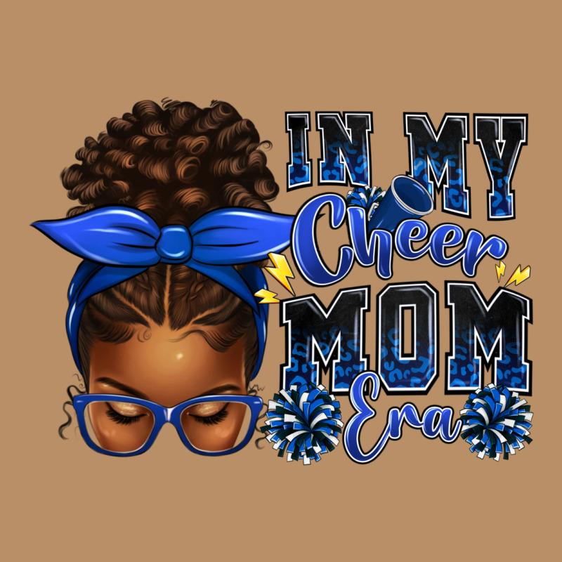 In My Cheer Mom Era Afro Messy Bun Vintage Hoodie by texasbilliewilder | Teevron