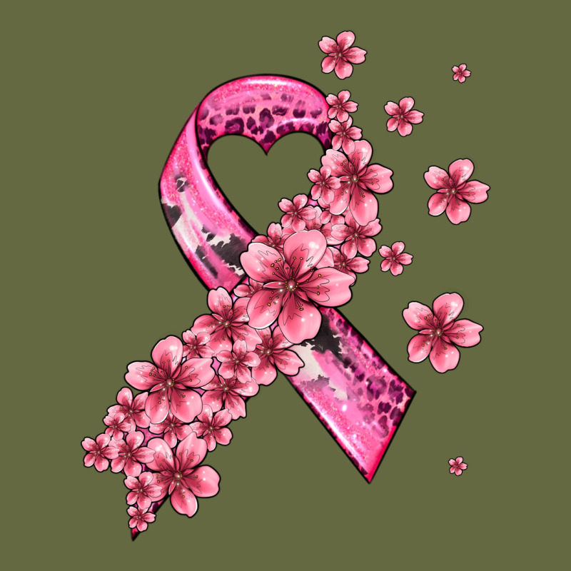 Pink Cancer Ribbon Long Sleeve Tee by AdoDesignShop | Teevron