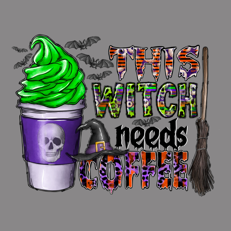 This Witch Needs Coffee Vintage Tee by CowhideDigitalArt | Teevron