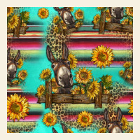 Sunflowers Donkey Seamless Pattern Vintage Tee | Teevron
