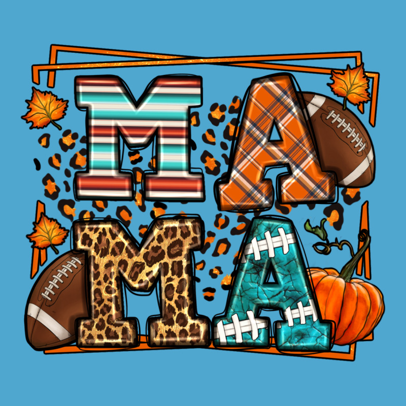 Fall American Football Autumn Mama Premium Hoodie by LillyAllenDesigns | Teevron