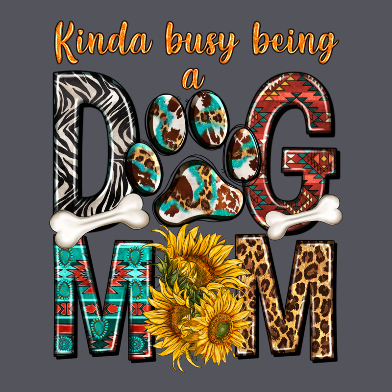 Kinda Busy Being A Dog Mom Vintage Hoodie by texasbilliewilder | Teevron