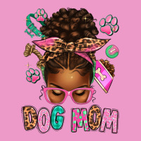 Afro Messy Bun Dog Mom Urban Hoodie | Teevron