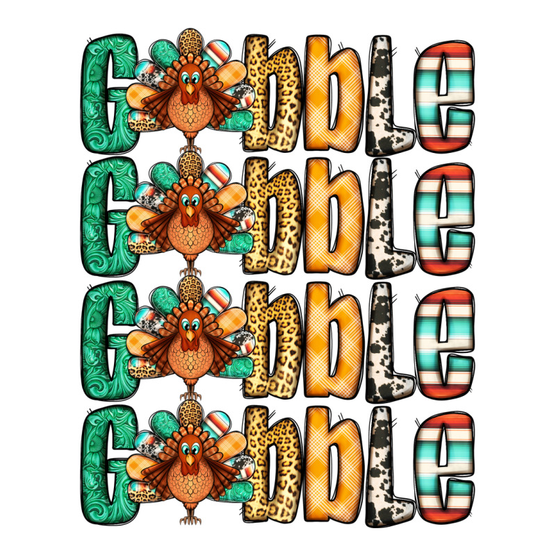 Gobble Till You Wobble Thanksgiving Turkey Heavyweight Hoodie by NancyCooperArtShop | Teevron