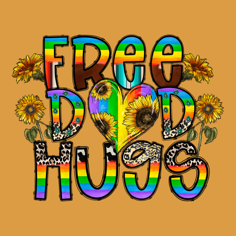 Free Dad Hugs Urban Heavy Tee by CowhideDigitalArt | Teevron