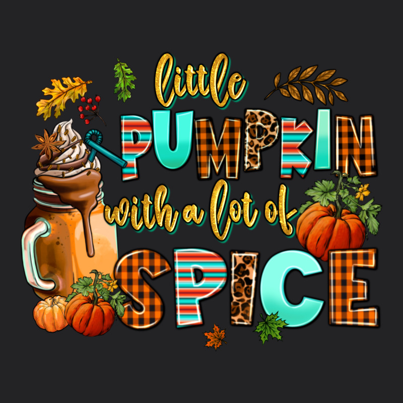 Little Pumpkin With A Lot Of Spice Vintage Tee by AdoDesignShop | Teevron