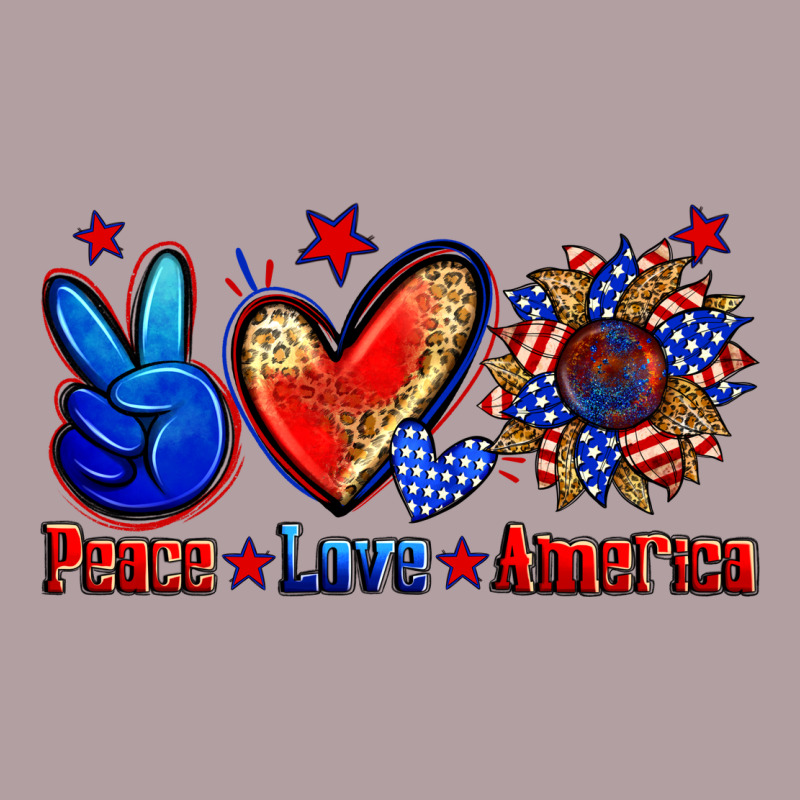 Peace Love America Vintage Hoodie by Zillion Design Studio | Teevron