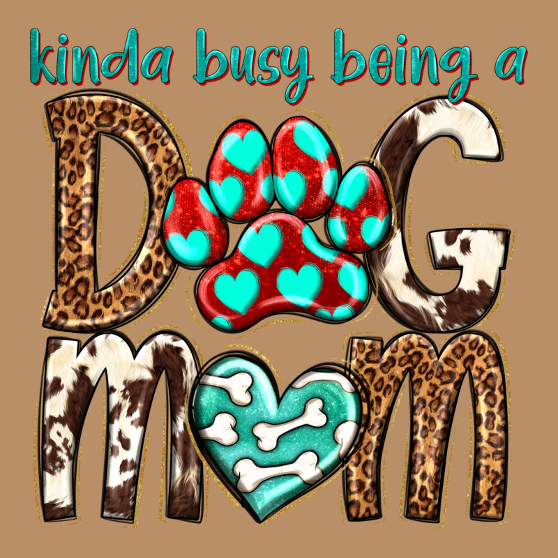 Kinda Busy Being A Dog Mom Vintage Hoodie by texasbilliewilder | Teevron