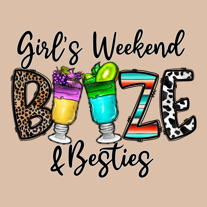Girl's Weekend Booze & Besties Urban Heavy Tee by CowhideDigitalArt | Teevron
