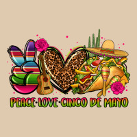 Peace Love Cinco De Mayo Heavyweight Sweatshirt | Teevron