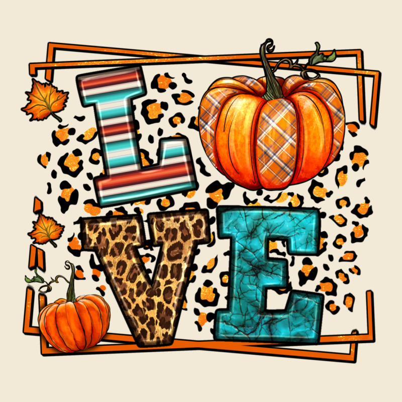 Fall Autumn Leopard Love Pumpkin Premium Hoodie by LillyAllenDesigns | Teevron